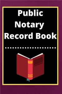 Public Notary Record Book
