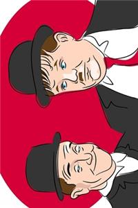 Laurel and Hardy notebook - amazing classic writing perfect 120 lined pages #1