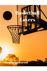 Basketball Lovers Resolution Journal