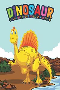 Dinosaur Coloring Books For Kids Ages 4-8