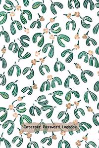 Mistletoe Internet Password Logbook