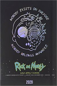 Rick and Morty 2020 Weekly Planner