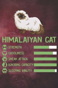 Himalayan Cat Notebook Journal