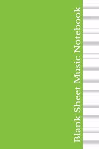 Blank Music Sheet Notebook