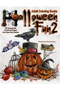 Adult Coloring Books Halloween Fun 2