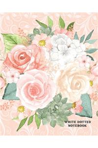 White Dotted Notebook