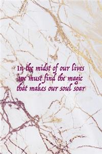 In The Midst Of Our Lives We Must find The Magic That Makes Our Soul Soar