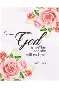 God is within her she will not fall