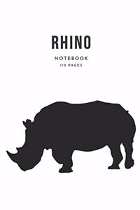 Rhino - Notebook - 110 Pages
