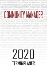 Community Manager - 2020 Terminplaner