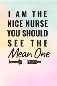 I Am The Nice Nurse You Should See The Mean One