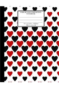 Wide Ruled Composition Notebook. 8.5