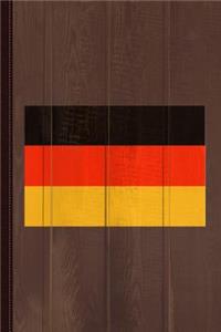 Germany Flag Journal Notebook