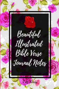 Beautiful Illustrated Bible Verse Journal Notes