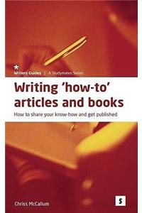 Writing How to Articles and Books: