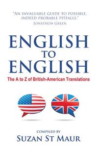 English to English - The A to Z of British-American Translations