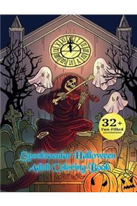 Spooktacular Halloween Adult Coloring Book