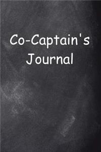 Co-Captain's Journal Chalkboard Design
