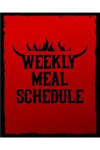 Weekly Meal Schedule