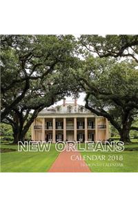New Orleans Calendar 2018