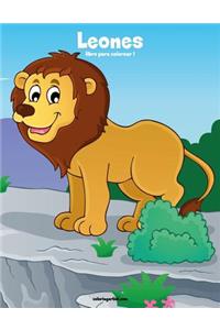 Leones libro para colorear 1