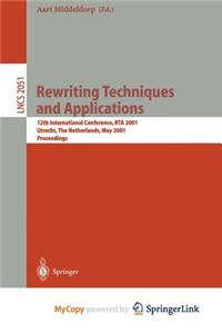 Rewriting Techniques and Applications