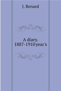 A Diary. 1887-1910 Gg