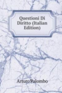Questioni Di Diritto (Italian Edition)