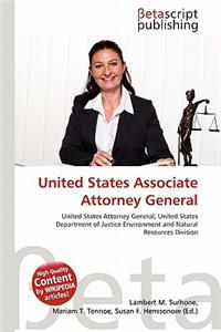 United States Associate Attorney General