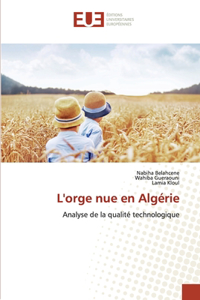 L'orge nue en Algérie
