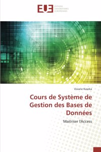 Cours de Système de Gestion des Bases de Données
