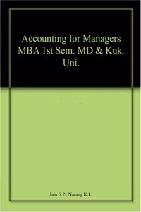 ACCOUNTING FOR MANAGERS