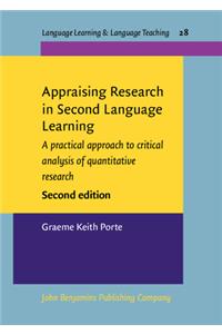 Appraising Research in Second Language Learning