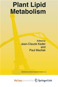 Plant Lipid Metabolism