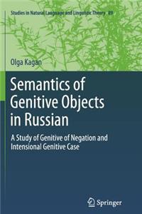 Semantics of Genitive Objects in Russian