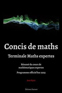 Concis de maths terminale maths expertes