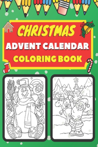 Christmas Advent Calendar Coloring Book