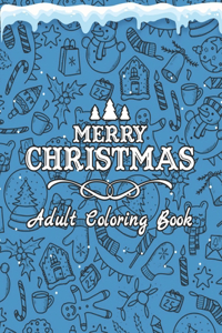 Merry Christmas Adult Coloring Book