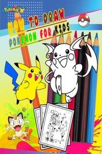 how to draw pokemon for kids