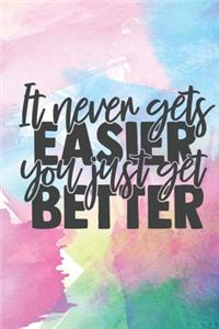 It Never Gets Easier