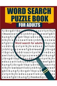 Word Search Puzzle Book for Adults