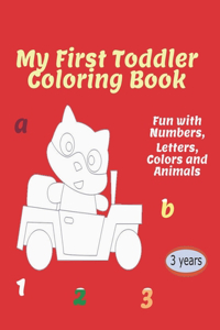 My First Toddler Coloring Book