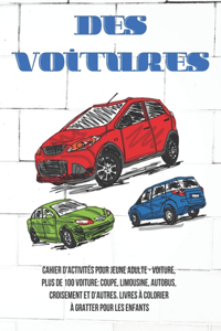Cahier d'activités pour jeune adulte - Voiture. Plus de 100 Voiture
