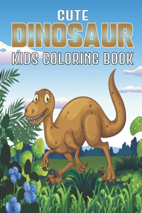 Cute Dinosaur Kids Coloring Book