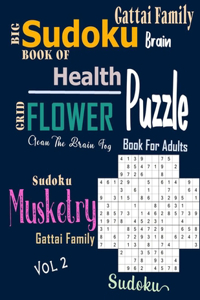 Big Book Of Sudoku Brain Health Puzzle Book For Adults, Clean The Brain Fog