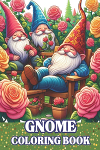 Gnome Coloring Book for Adults and Teens