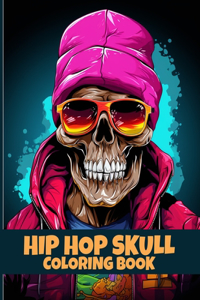 Hip Hop Skull Coloring Book