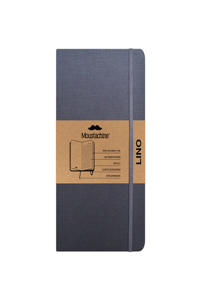Moustachine Classic Linen Pocket Grey Lined Flex