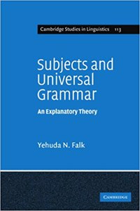 Subjects and Universal Grammar