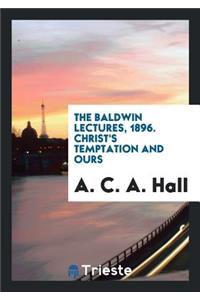 Christ's Temptation and Ours